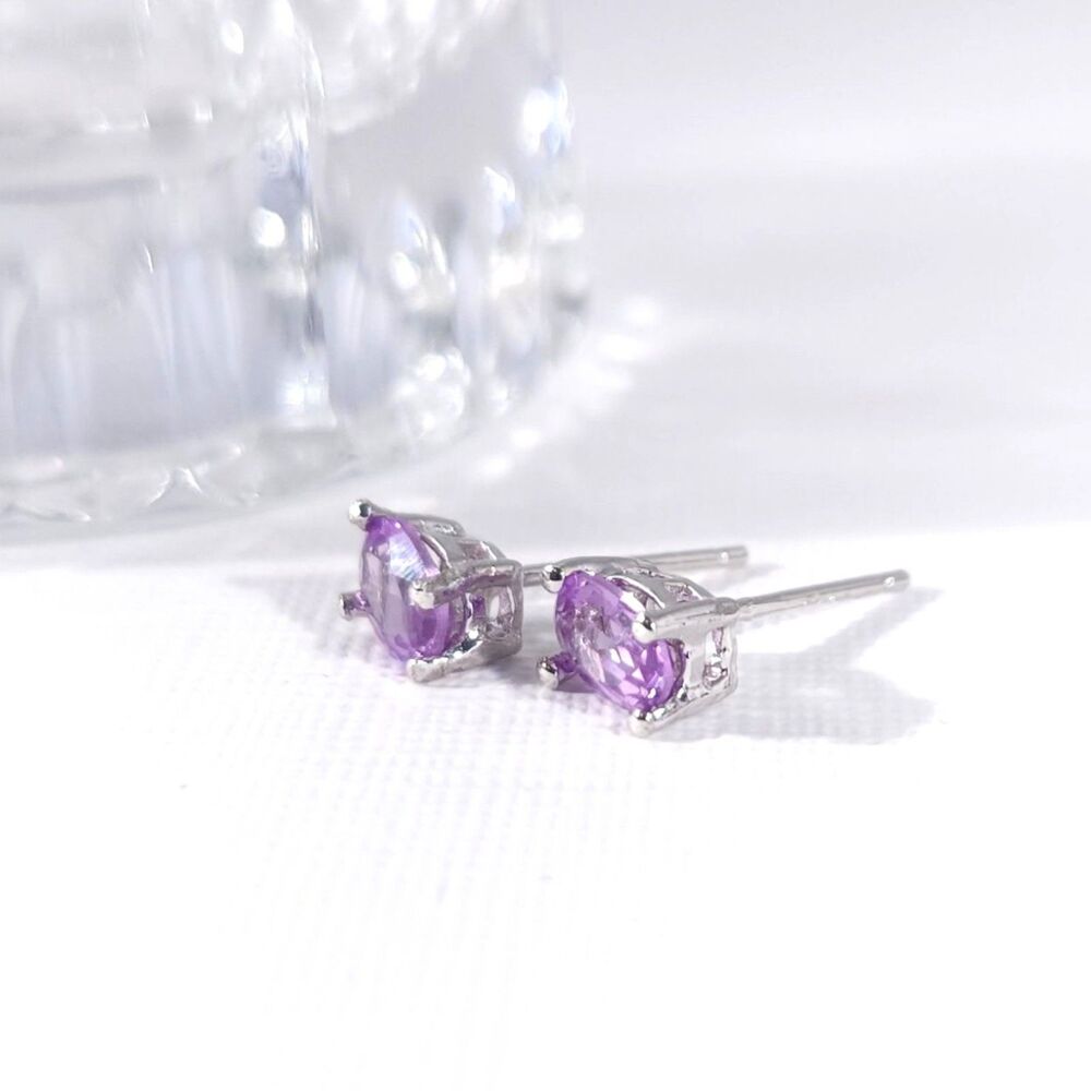 Alexandrite Earrings Sterling Silver